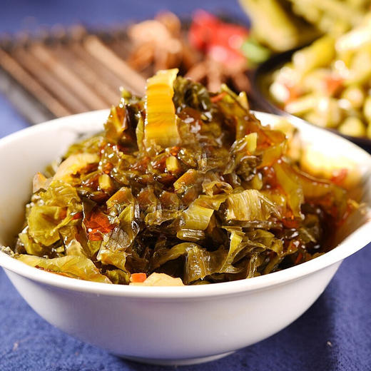 赣之村 每日芥菜拌面下饭菜剁辣椒酱下饭酱菜榨菜拌饭菜喝粥吃面咸菜调味酱佐餐暴酸菜辣椒酱 每日芥菜2瓶（香辣味+原味） 商品图6