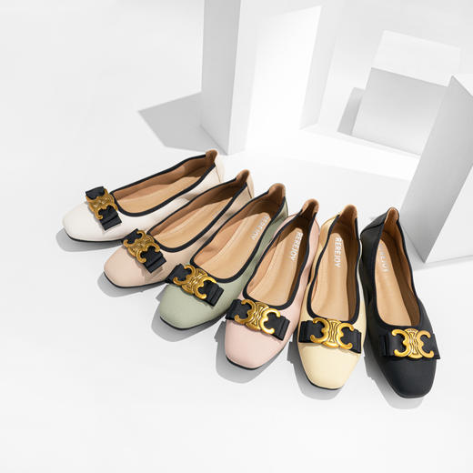 【REREJOY】 新款金属扣单鞋 QC6388 商品图6