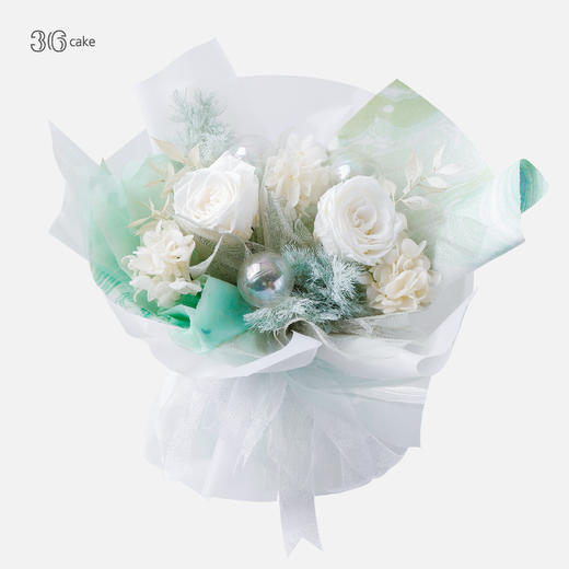 【福田罗湖暂无花束】【蛋糕+鲜花】处女座.奶油蛋糕，可选1.5/2.5磅（fwh） 商品图7