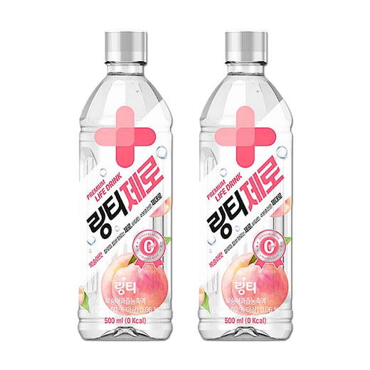 【묶음】링티제로복숭아맛500ml*2 商品图0