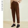 玳莎高腰休闲裤秋新款打褶别致设计感显瘦裤子职业通勤长裤  CC36303 商品缩略图0