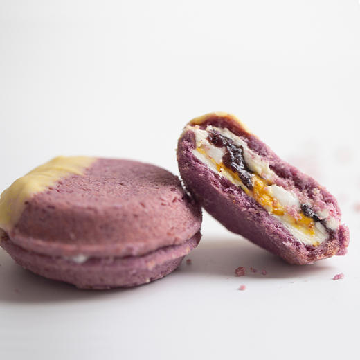 「处女座」紫米椰芒味｜冷冻经典版曲奇烧（4枚/盒） 商品图4