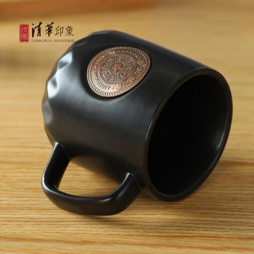 清华大学校徽款金属徽章马克杯 商品图6