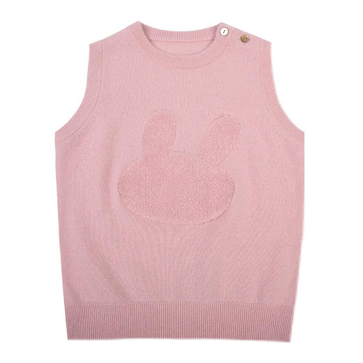 mettekids儿童纯羊绒衫2022春秋新款童装卡通套头毛衣背心针织衫 商品图8