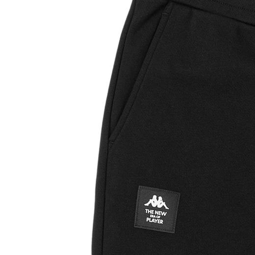 Kappa运动裤2022新款女针织长裤休闲裤黑色小脚卫裤K0C62AK61 商品图5