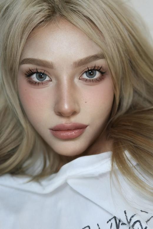 con4u 日抛 蓝盐喔喔wowo 直径14.5mm着色14.0mm 商品图4