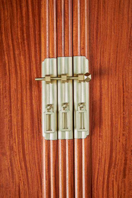 红桥红  家具严选  缅甸花梨（大果紫檀）【139瓜棱腿 小圆角柜】 商品图5