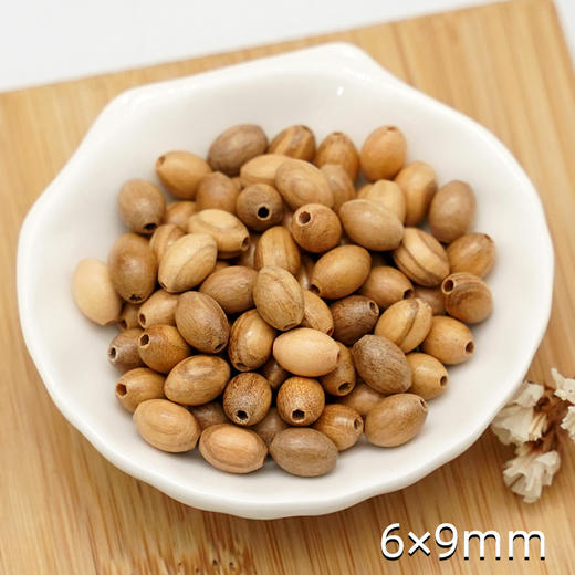 椭圆橄榄木珠木料原木料意卡米诺手串念珠串珠单颗珠子料散珠老料意大利进口 商品图5
