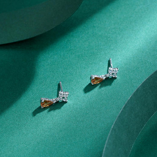 【沛玲】子佩集s925纯银水滴微镶锆石耳饰【ZYXS-E2577】2208 商品图3