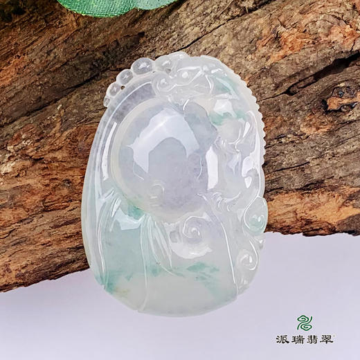 派瑞翡翠 翡翠挂件 糯种 飘花 商品图1
