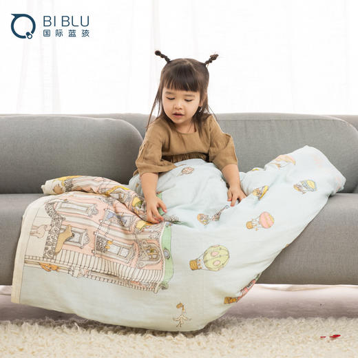 法国Atelier Choux婴儿新生宝宝儿童幼儿园棉被套 精致被套 100*140 商品图3