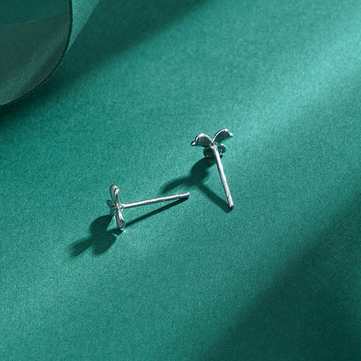 【静香】子佩集S999银银三瓣花甜美耳饰【ZYXS-CE151】2208 商品图3