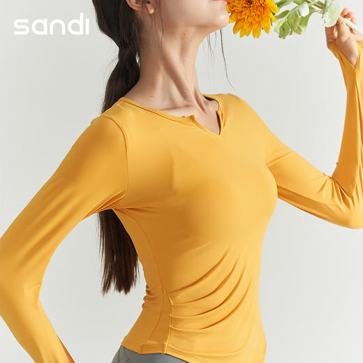 SANDI品牌长袖罩衫不可插胸垫SJ19013 商品图2