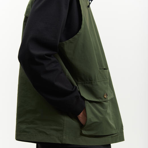 吃茶去chichaqu 山系户外宽松口袋工装功能马甲 商品图2