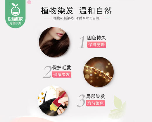 美源可瑞慕染发膏（4G自然栗色）/1盒（40g*2剂+梳子*1把+手套*1副）限用日期：29年12月补单专用 商品图5