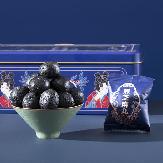 【严选】燕之坊黑芝麻丸324g（36粒铁盒装）（厂家直发） 商品图4