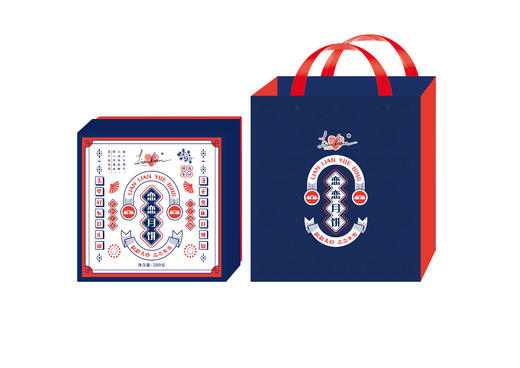 周村烧饼恋恋焙社广式月饼团圆大月饼礼盒500g装 商品图0