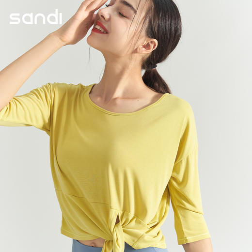 SANDI品牌七分袖罩衫SE19015 商品图3