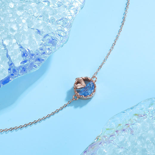 【心向海洋】子佩集S925银鱼尾海洋几何镂空手链【ZJHY- A000482M】镀金2208 商品图4