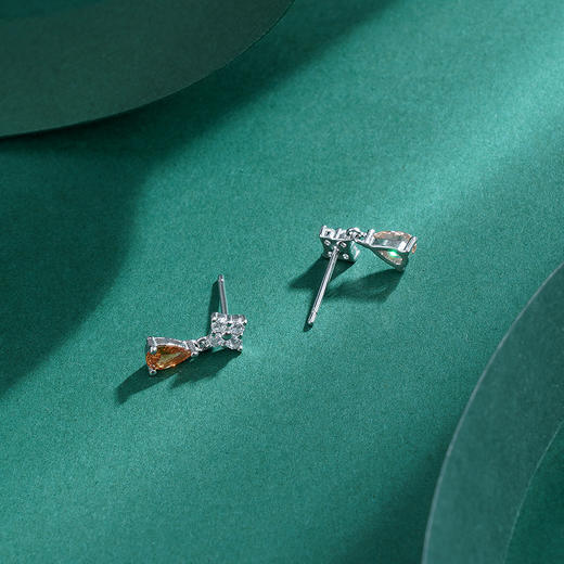 【沛玲】子佩集s925纯银水滴微镶锆石耳饰【ZYXS-E2577】2208 商品图4