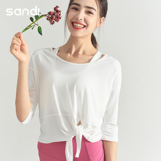 SANDI品牌七分袖罩衫SE19015 商品图4