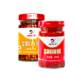 辣妹子剁辣椒258g+腊八豆258g