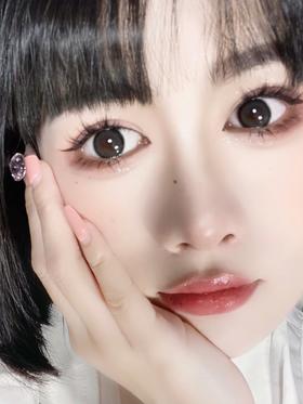 Paprikacon 年抛美瞳 椒椒黑贝 直径14.2mm着色13.4mm