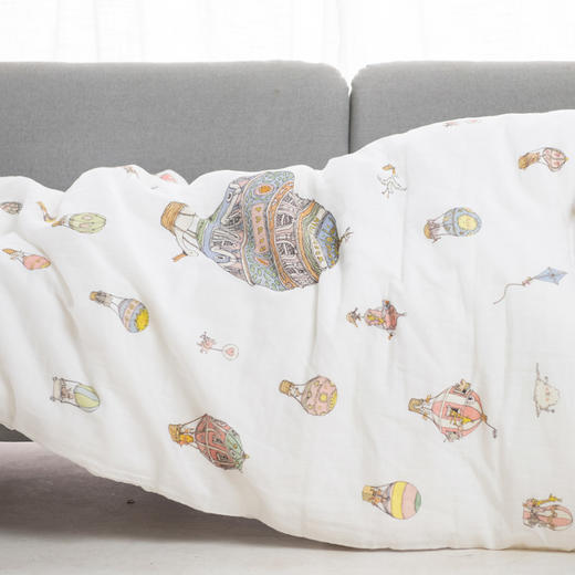 法国Atelier Choux婴儿新生宝宝儿童幼儿园棉被套 精致被套 100*140 商品图7