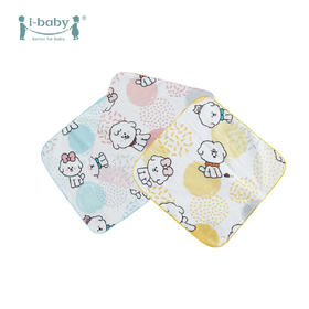 i-baby 纱布小方巾