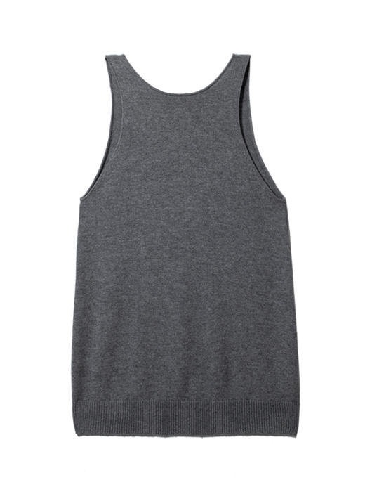 322工房后背视界百搭正反两穿羊毛羊绒背心2022年新款叠穿马甲女 商品图4