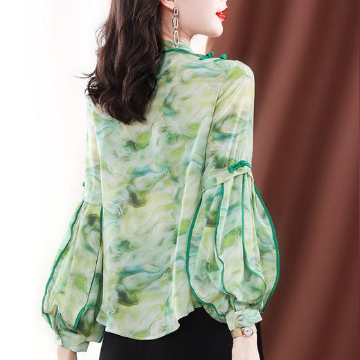 裁缝学苑AQ108 新款雪纺长袖小衫衬衫纸样衬衣女装上衣样板衣服图 商品图3