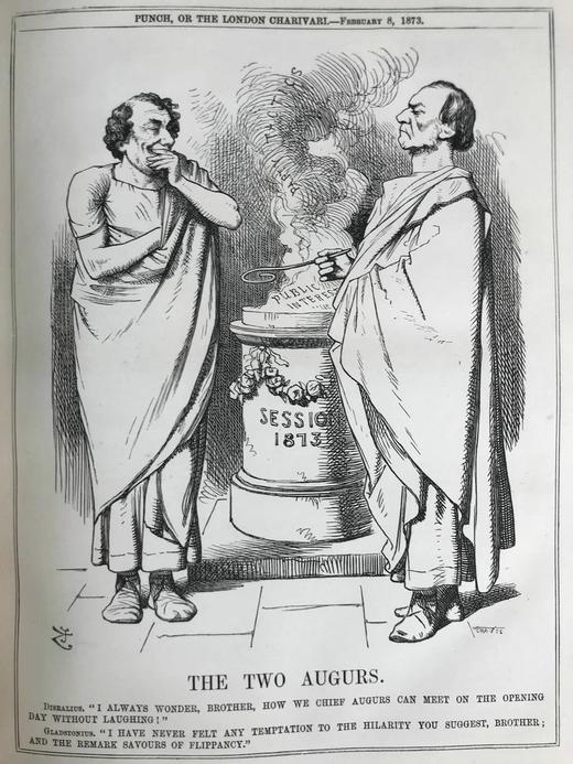 1873年 英国讽刺漫画杂志《笨拙》（卷64） 数百幅插图 漆布精装16开 商品图14