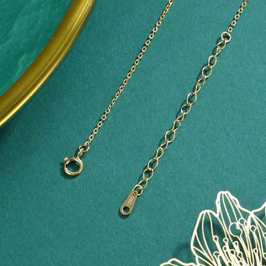 【安好】子佩集S925纯银猫眼石项链【YL-4363206】【竹韵】【ZYXS-A2435】2208 商品图3