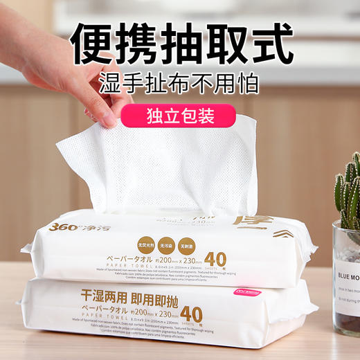 积分换购 | inWEJIA 加厚懒人抹布干湿两用 厨房洗碗巾10包[福利品] 商品图0