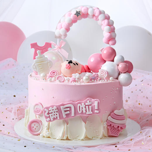 小棉袄-因为有你世界变得更美好-7寸加高款【生日蛋糕】 商品图1