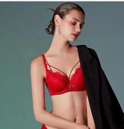 安莉芳 正品 新款小胸掌托型文胸厚杯聚拢收副乳内衣EB00521 599 商品图1