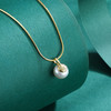 【明珠】子佩集S925银“一颗珍珠”吊坠项链【ZYXS-A2522】镀金2208 商品缩略图3