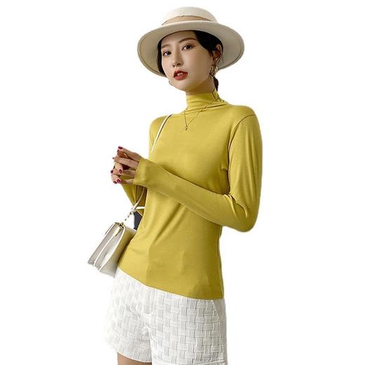 【秋季新款打底衫】玻尿酸面膜女款打底衫 高领长袖大方得体 舒服显瘦 亲肤舒适 早秋穿搭 一件穿三季 商品图10