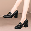 法式复古时尚小方头，金属扣高跟鞋单鞋 HY-H2679 商品缩略图0