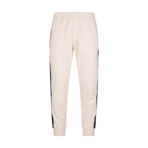 ALEXANDER MCQUEEN 亚历山大.麦昆 男士棉质条纹休闲运动裤 浅黄色 705012 QTX75 0916 商品图0