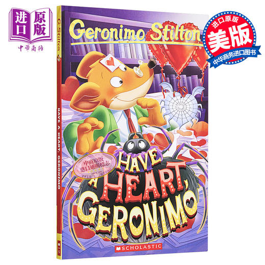 【中商原版】Geronimo Stilton #80:Have a Heart Geronimo老鼠记者80 英文原版 进口图书 儿童图画章节书 插图故事书 青少年读物 商品图0