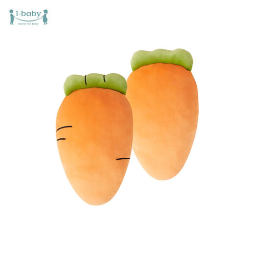 i-babyNF小粉猪/胖萝卜 海岛绒靠枕 商品图1