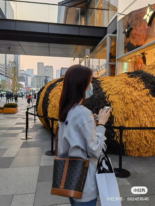 Celine原厂皮老花水桶包小号（限时特价） 商品图3