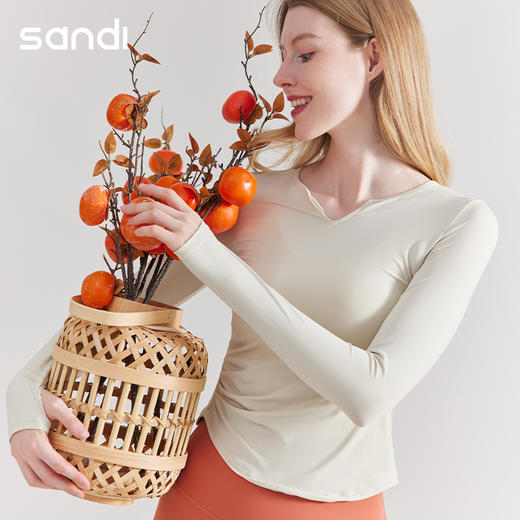 SANDI品牌长袖罩衫不可插胸垫SJ19013 商品图0