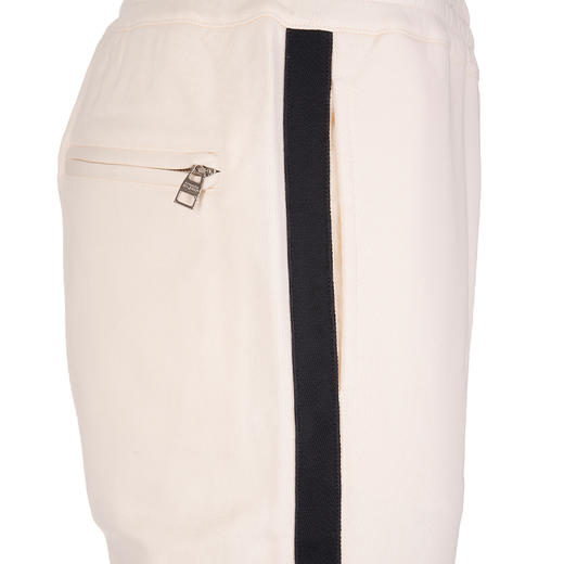 ALEXANDER MCQUEEN 亚历山大.麦昆 男士棉质条纹休闲运动裤 浅黄色 705012 QTX75 0916 商品图2