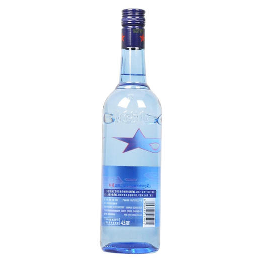 Z| 红星二锅头 蓝瓶（绵柔8陈酿）43度 500mL*12瓶【普通快递】 商品图3