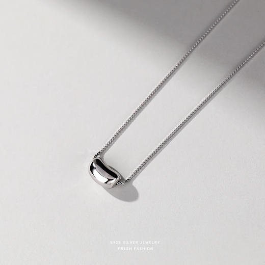 【灵云】子佩集s925纯银银豆豆项链【YXS-A2485】 商品图6