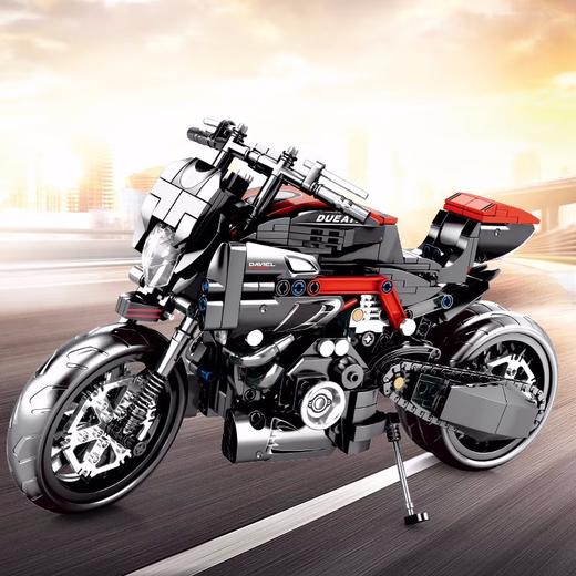 哲高-炫酷摩托（内含摩托车架） 商品图0