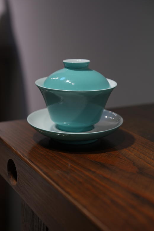 清雍正款湖水绿盖碗套组（1盖碗+2杯） 商品图4