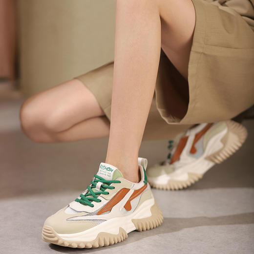 西村名物22年夏新款厚底老爹鞋10291 商品图2